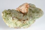 Green Cubic Fluorite Crystal Cluster - Morocco #180280-1